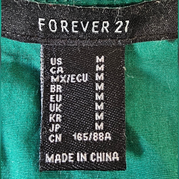 Forever 21 Green Two Piece Set - Picture 4 of 8